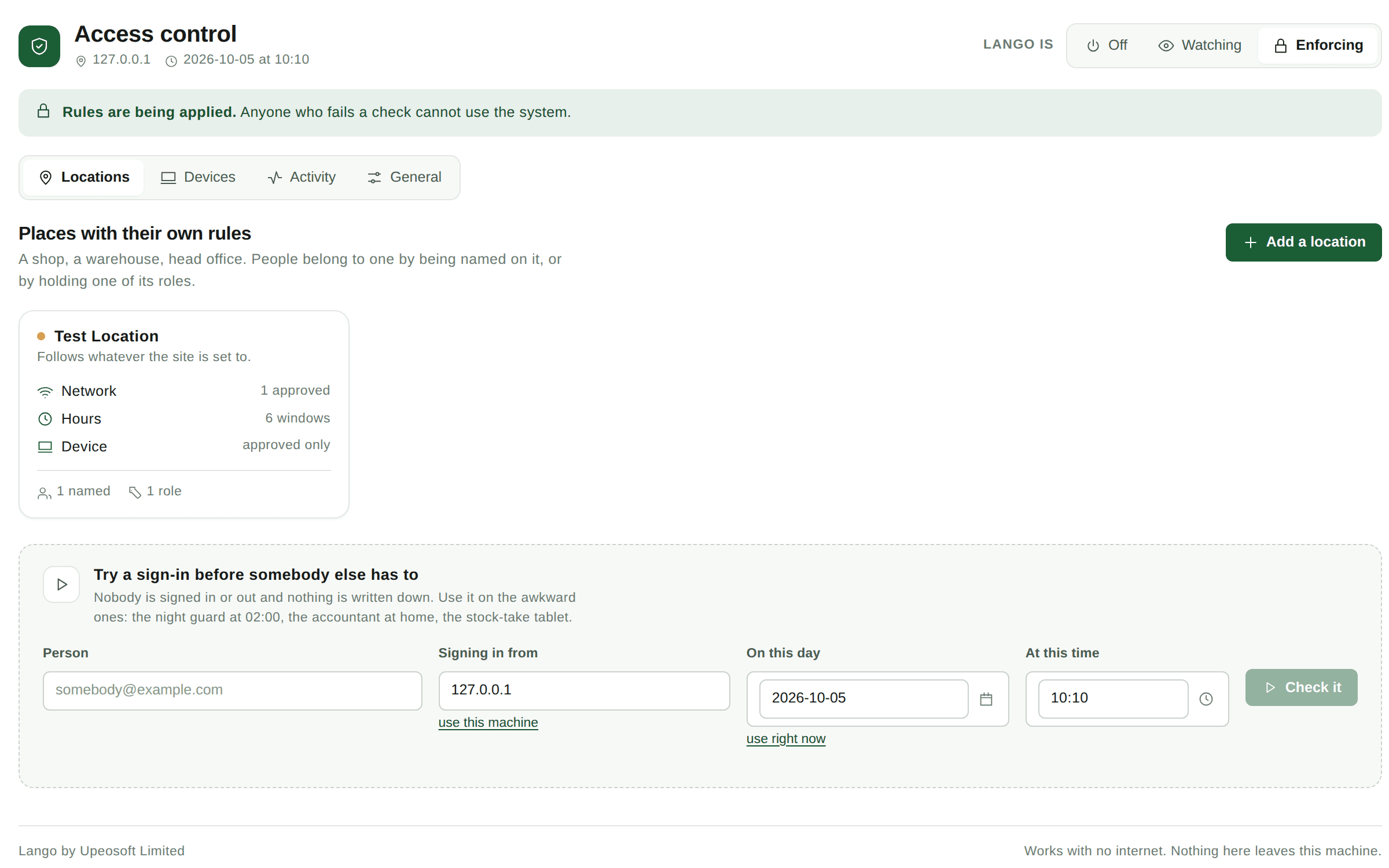 Screenshot of Lango